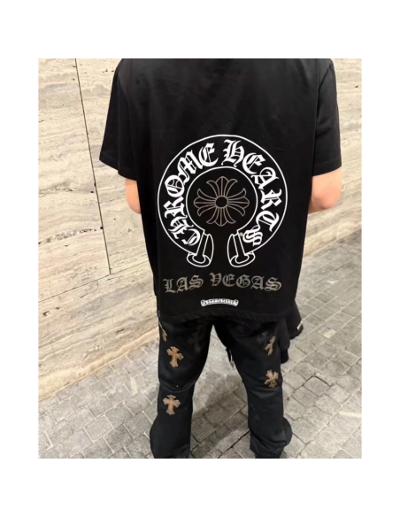 Chrome Hearts City Exclusive Horseshoe Print Short Sleeve 205