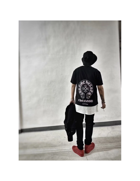 Chrome Hearts City Exclusive Horseshoe Print Short Sleeve 205