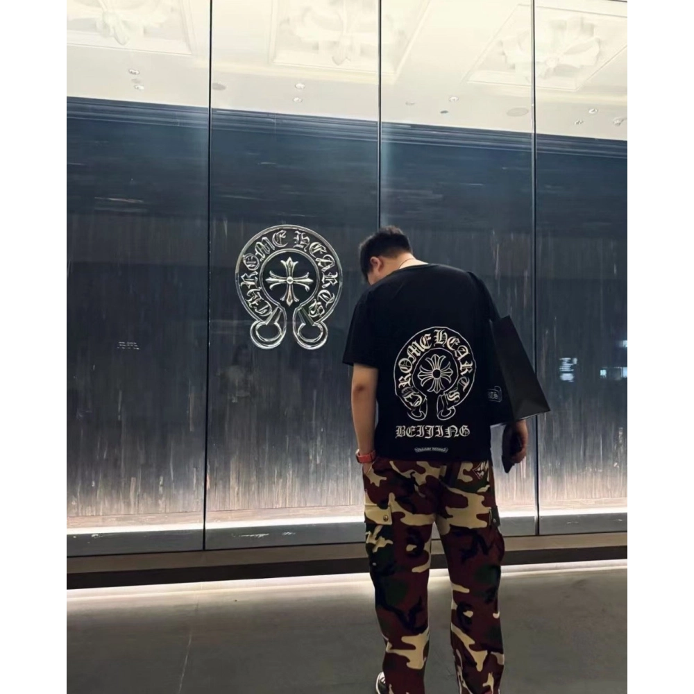 Chrome Hearts City Exclusive Horseshoe Print Short Sleeve 205