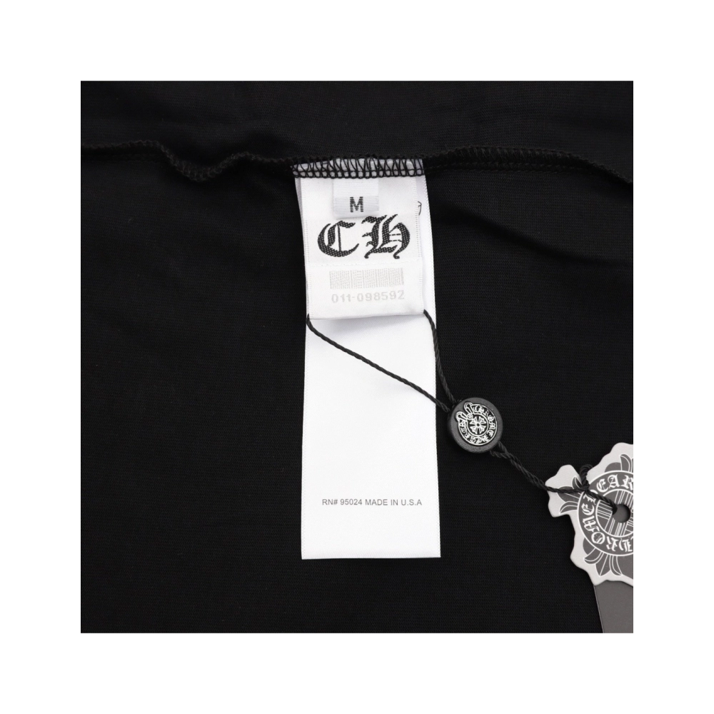 Chrome Hearts Collar Button Letter Print Short Sleeve 206