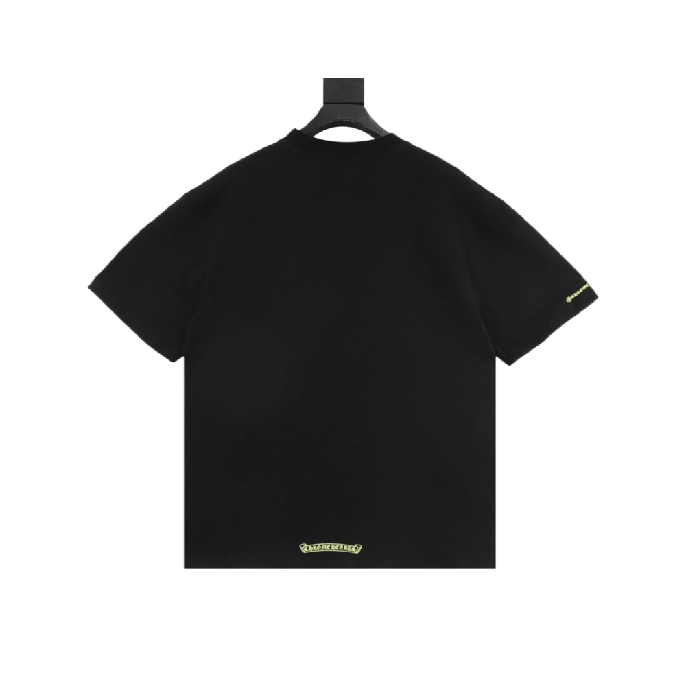Chrome Hearts Collar Button Letter Print Short Sleeve 206