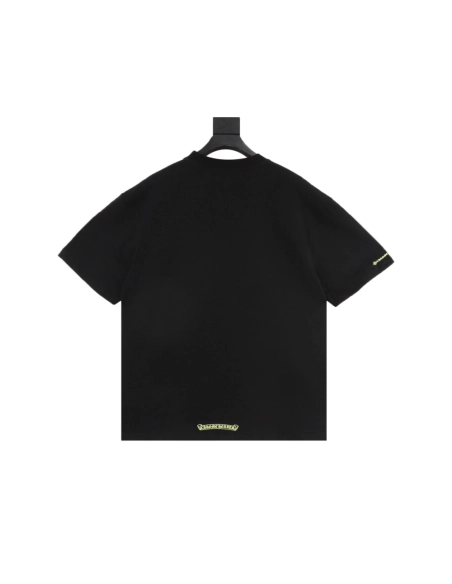 Chrome Hearts Collar Button Letter Print Short Sleeve 206