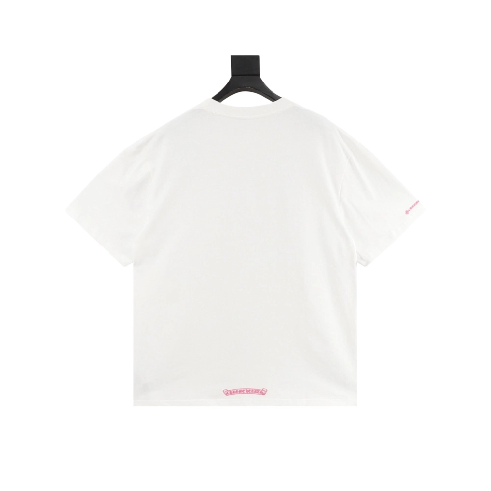 Chrome Hearts Collar Button Letter Print Short Sleeve 207