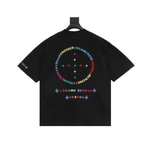 Chrome Hearts Colorful Logo Print Short Sleeve 208