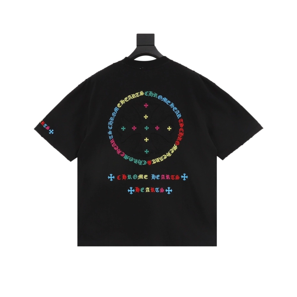 Chrome Hearts Colorful Logo Print Short Sleeve 208
