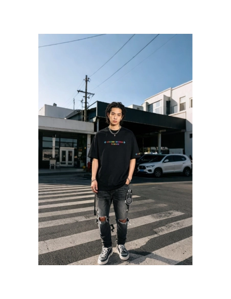 Chrome Hearts Colorful Logo Print Short Sleeve 208