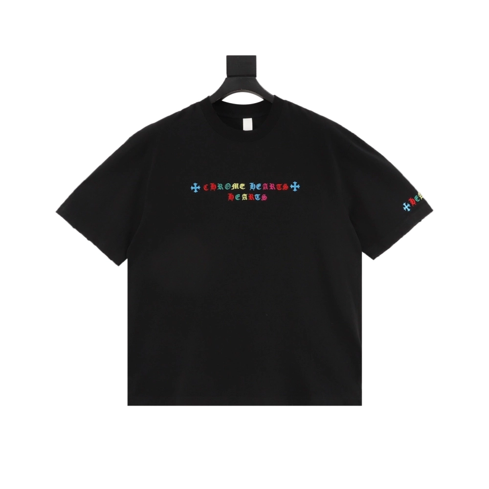 Chrome Hearts Colorful Logo Print Short Sleeve 208