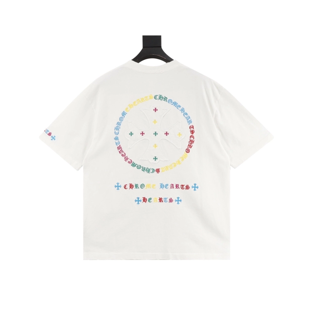 Chrome Hearts Colorful Logo Print Short Sleeve 209