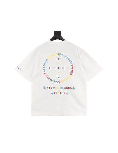 Chrome Hearts Colorful Logo Print Short Sleeve 209