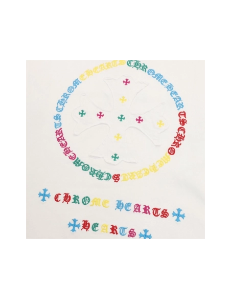 Chrome Hearts Colorful Logo Print Short Sleeve 209