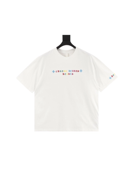 Chrome Hearts Colorful Logo Print Short Sleeve 209