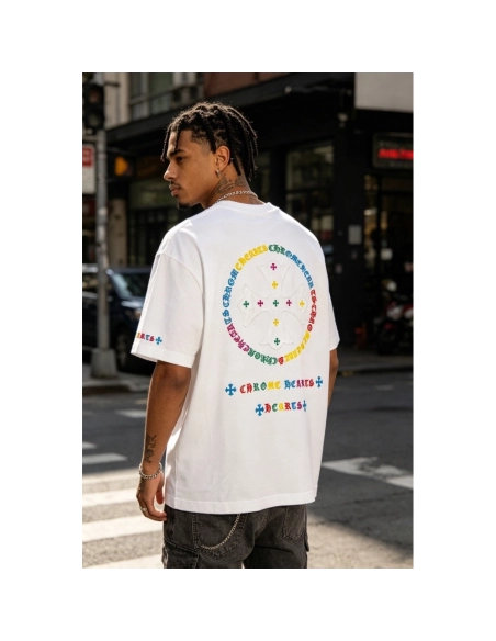 Chrome Hearts Colorful Logo Print Short Sleeve 209