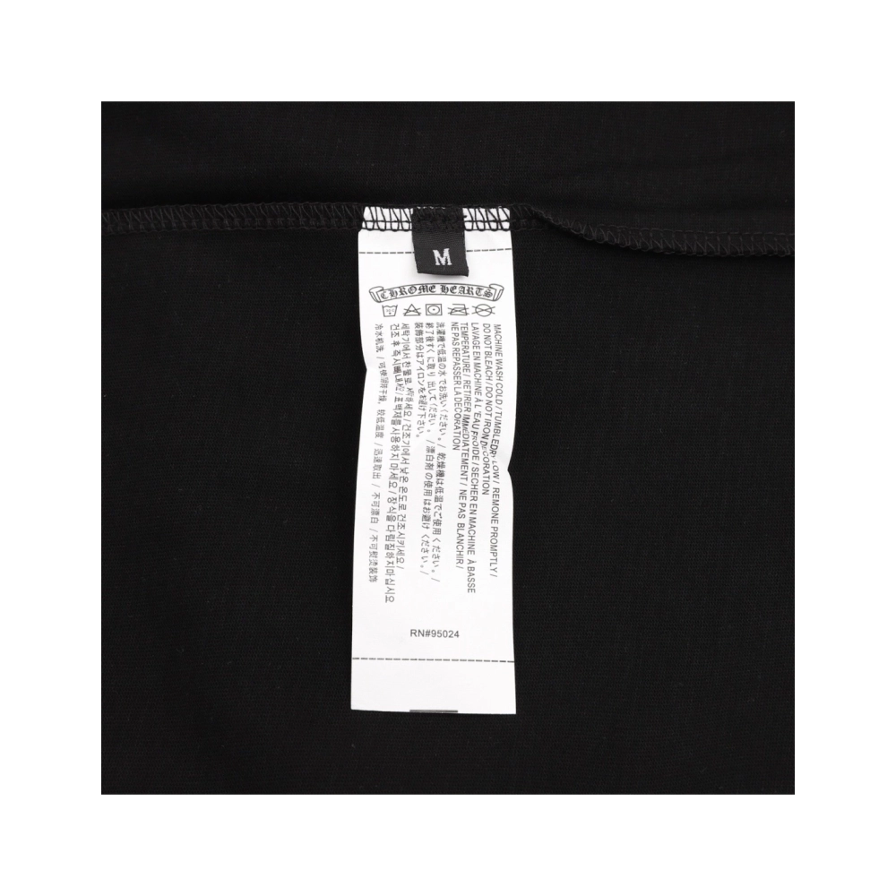 Chrome Hearts Black & Red Cross Short Sleeve 212