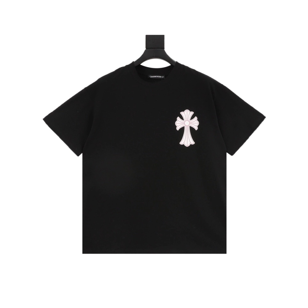 Chrome Hearts Black & Red Cross Short Sleeve 212