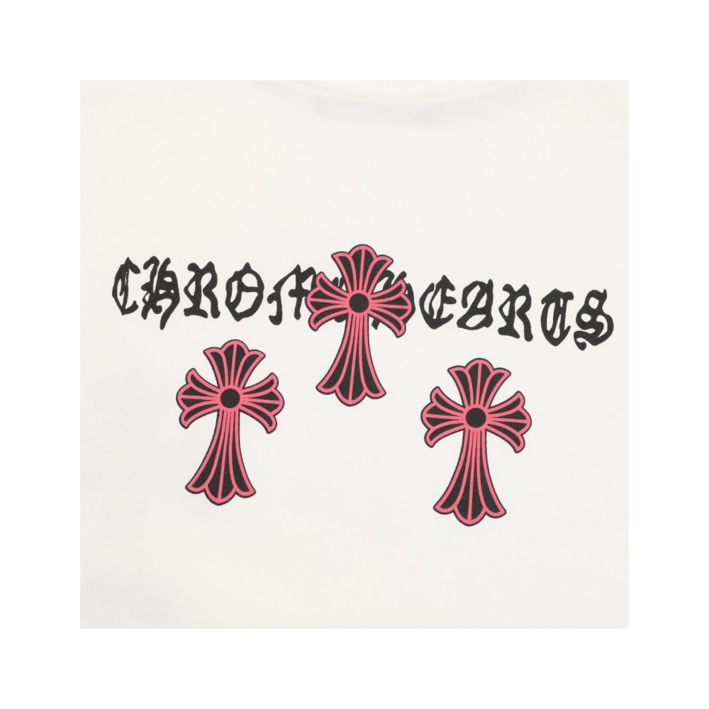Chrome Hearts Black & Red Cross Short Sleeve 213