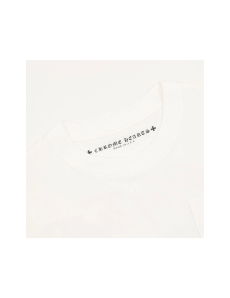 Chrome Hearts Pink Letter Graffiti Print Short Sleeve 215