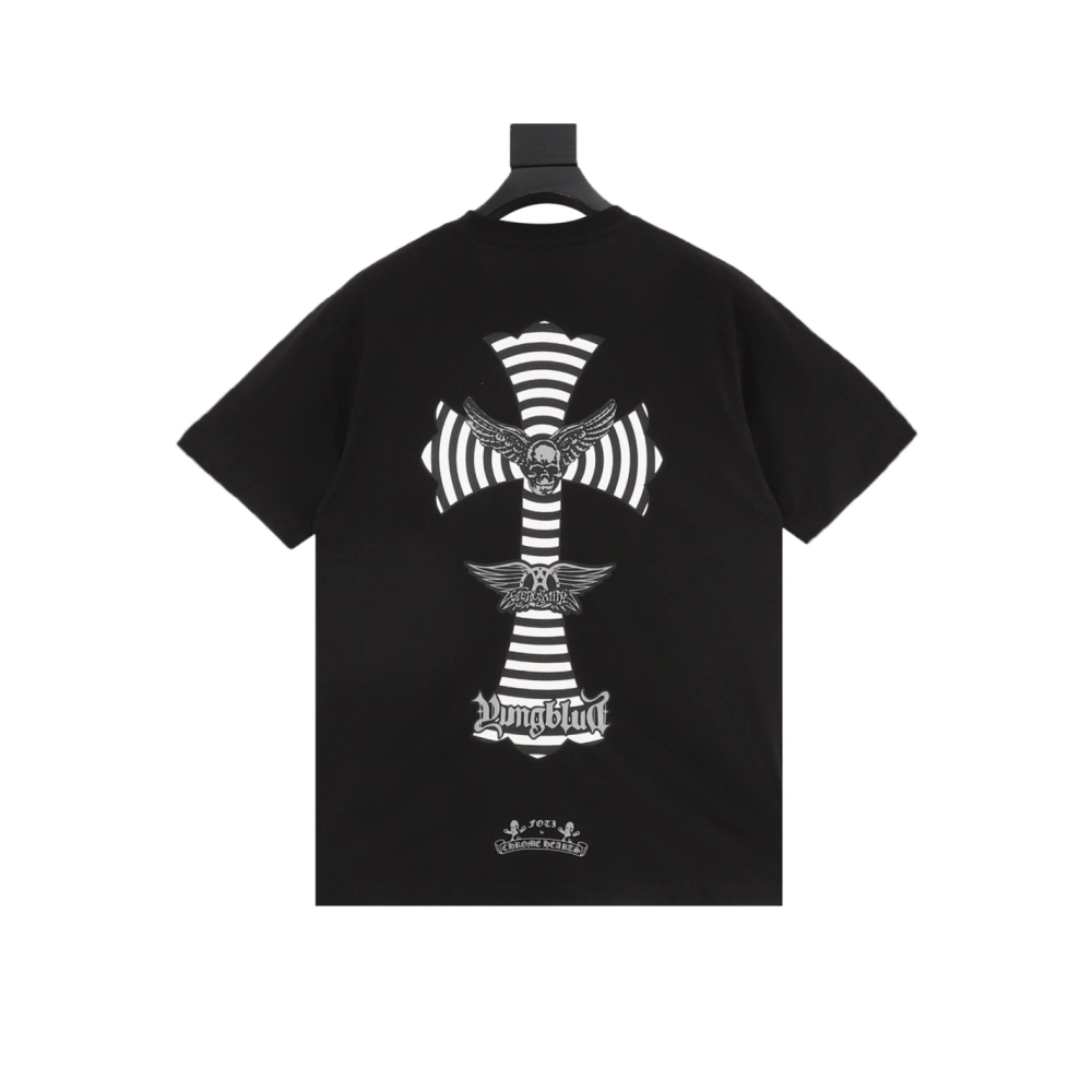 Chrome Hearts FOTI Collab Cross Skull Short Sleeve 216