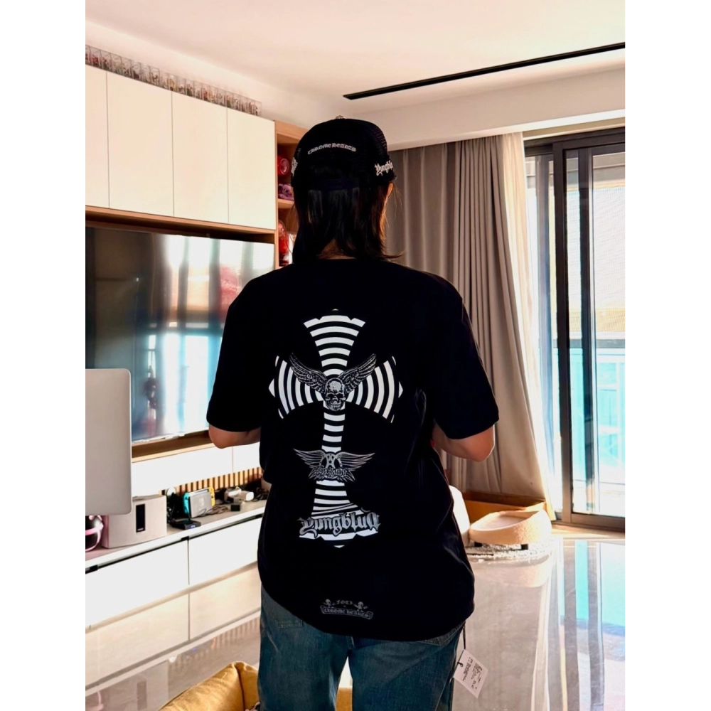 Chrome Hearts FOTI Collab Cross Skull Short Sleeve 216