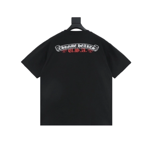 Chrome Hearts Red Label Scroll Short Sleeve 217