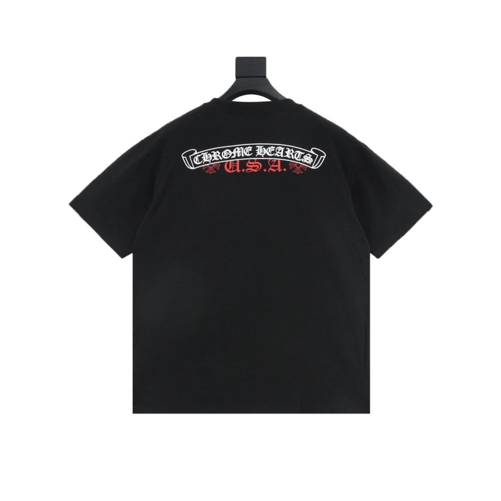 Chrome Hearts Red Label Scroll Short Sleeve 217