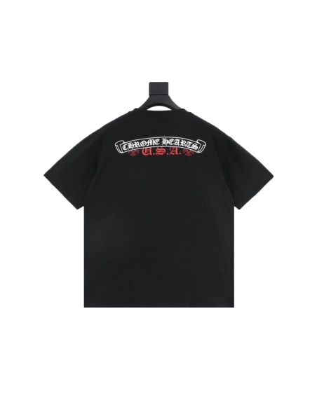 Chrome Hearts Red Label Scroll Short Sleeve 217