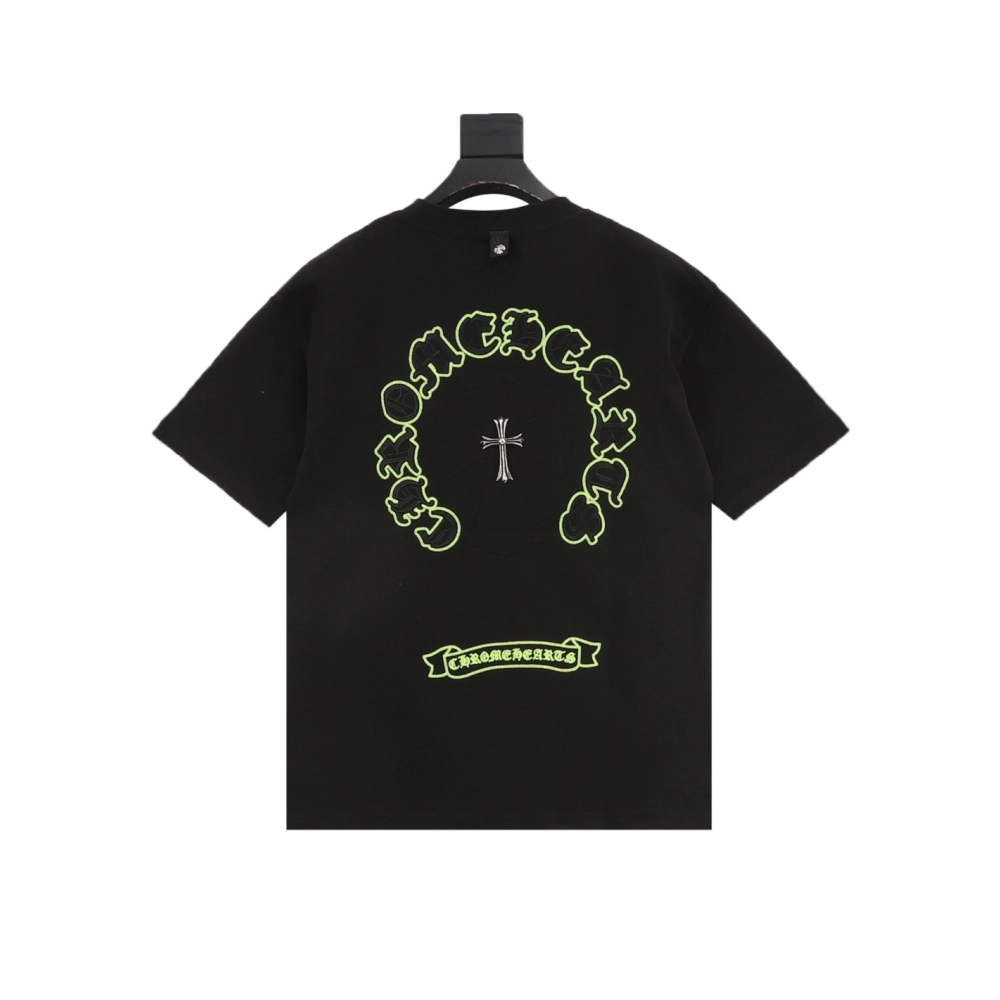 Chrome Hearts Patch Embroidery Letter Hardware Cross Short Sleeve 219