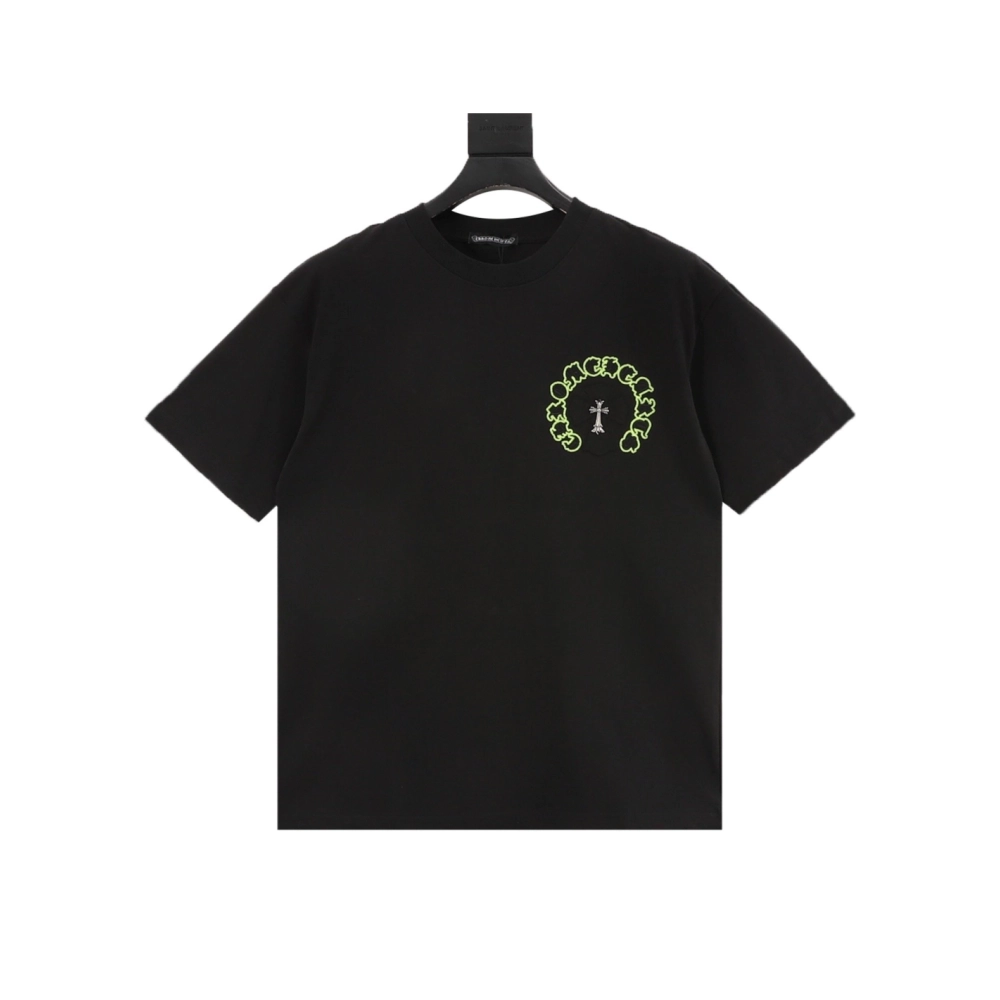 Chrome Hearts Patch Embroidery Letter Hardware Cross Short Sleeve 219