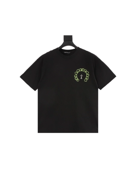 Chrome Hearts Patch Embroidery Letter Hardware Cross Short Sleeve 219
