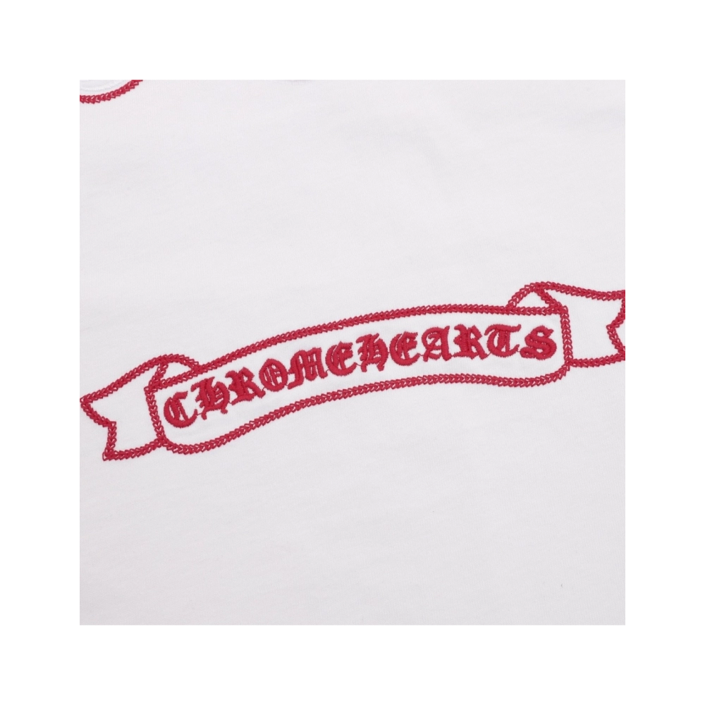Chrome Hearts Patch Embroidery Letter Hardware Cross Short Sleeve 220