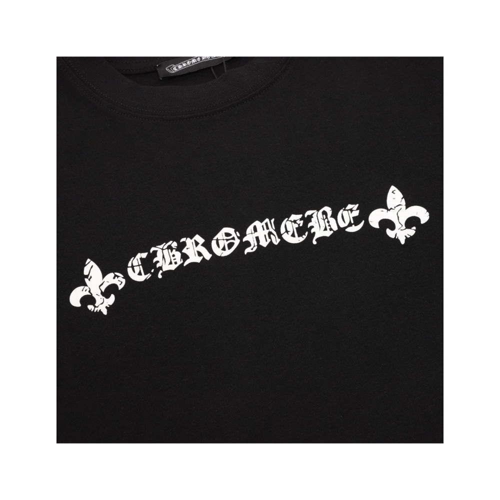 Chrome Hearts Crackle Horseshoe Cross Print Short Sleeve 221