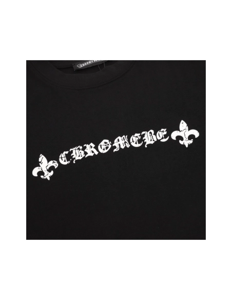 Chrome Hearts Crackle Horseshoe Cross Print Short Sleeve 221