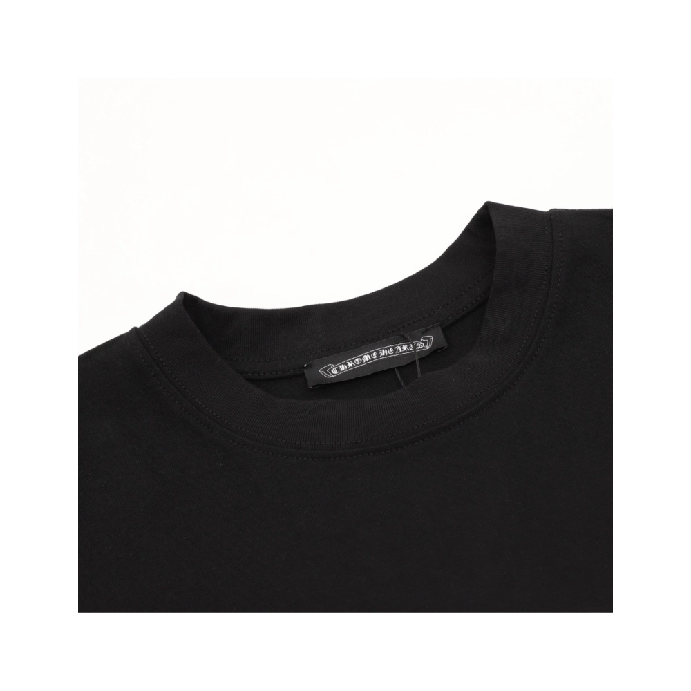 Chrome Hearts Crackle Horseshoe Cross Print Short Sleeve 221
