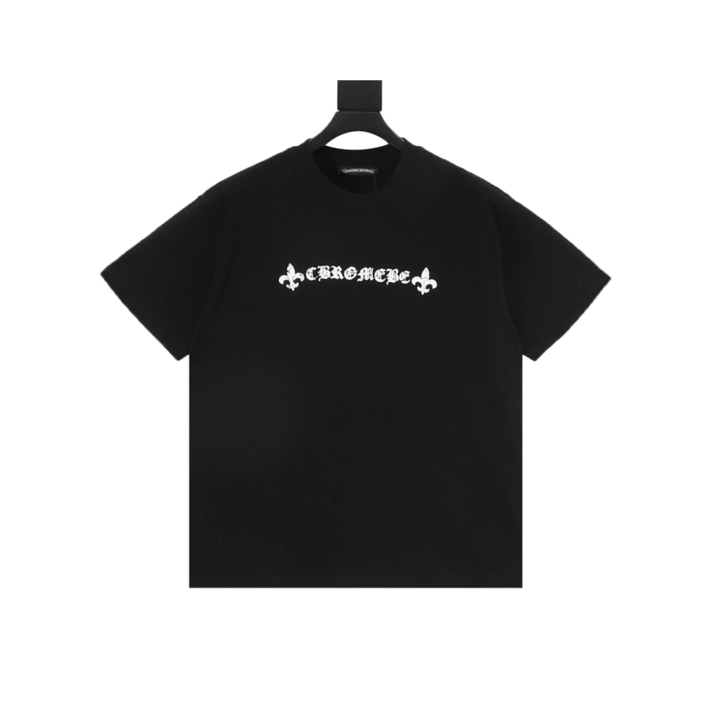 Chrome Hearts Crackle Horseshoe Cross Print Short Sleeve 221