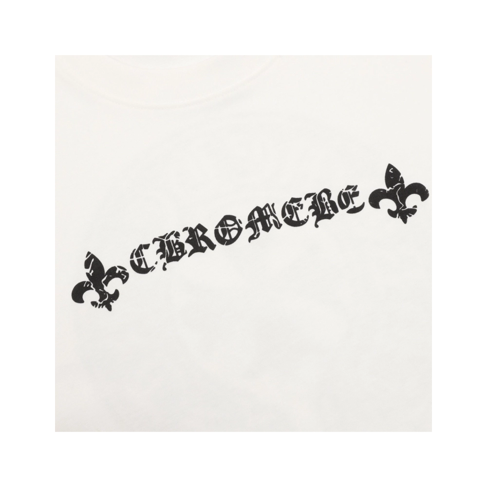 Chrome Hearts Crackle Horseshoe Cross Print Short Sleeve 222