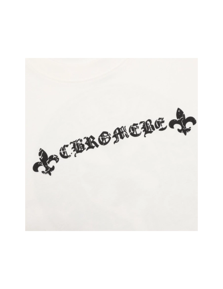 Chrome Hearts Crackle Horseshoe Cross Print Short Sleeve 222