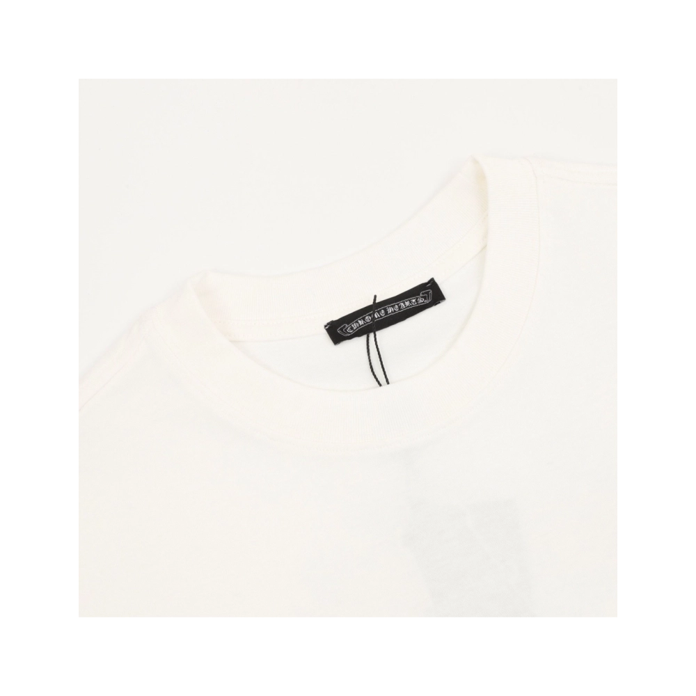 Chrome Hearts Scroll Black & White Cross Short Sleeve 224