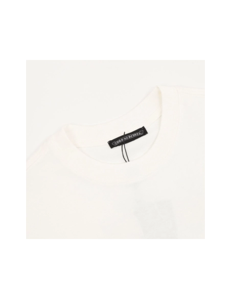 Chrome Hearts Scroll Black & White Cross Short Sleeve 224