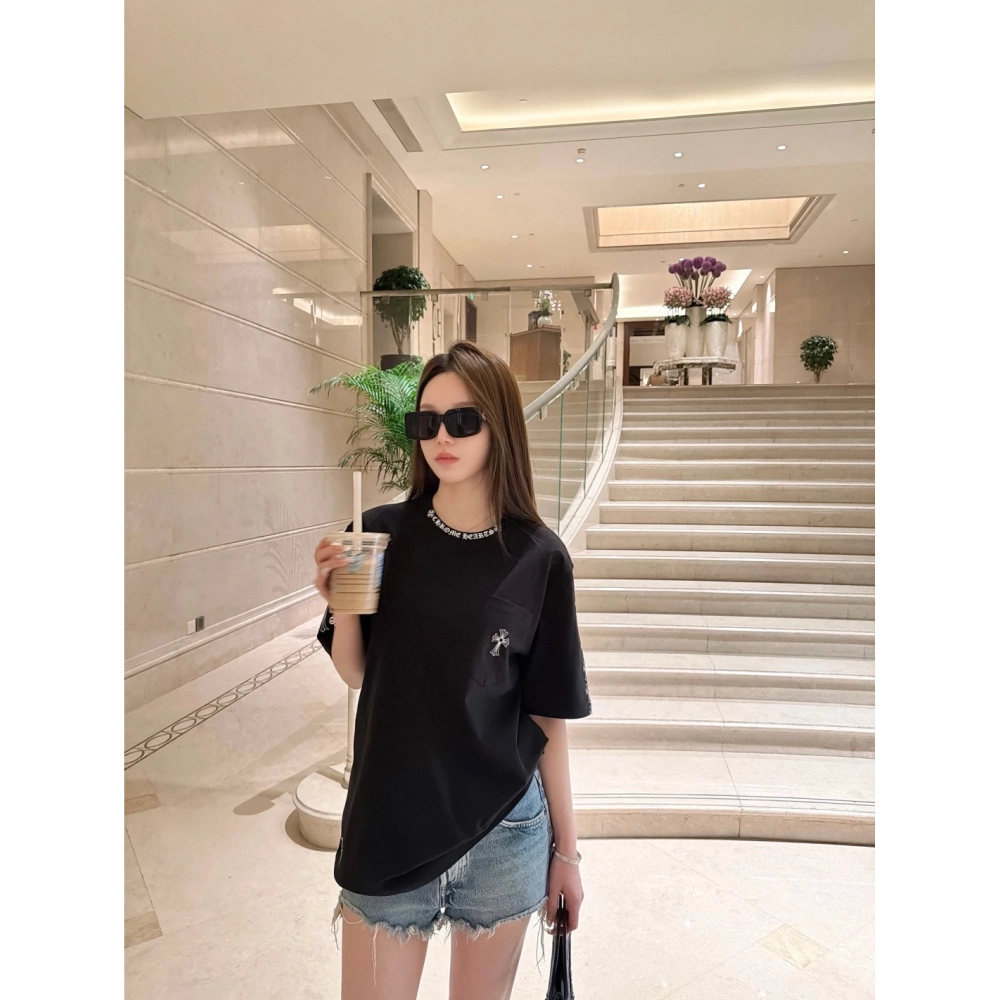 Chrome Hearts Sanskrit Cross Print Short Sleeve 225