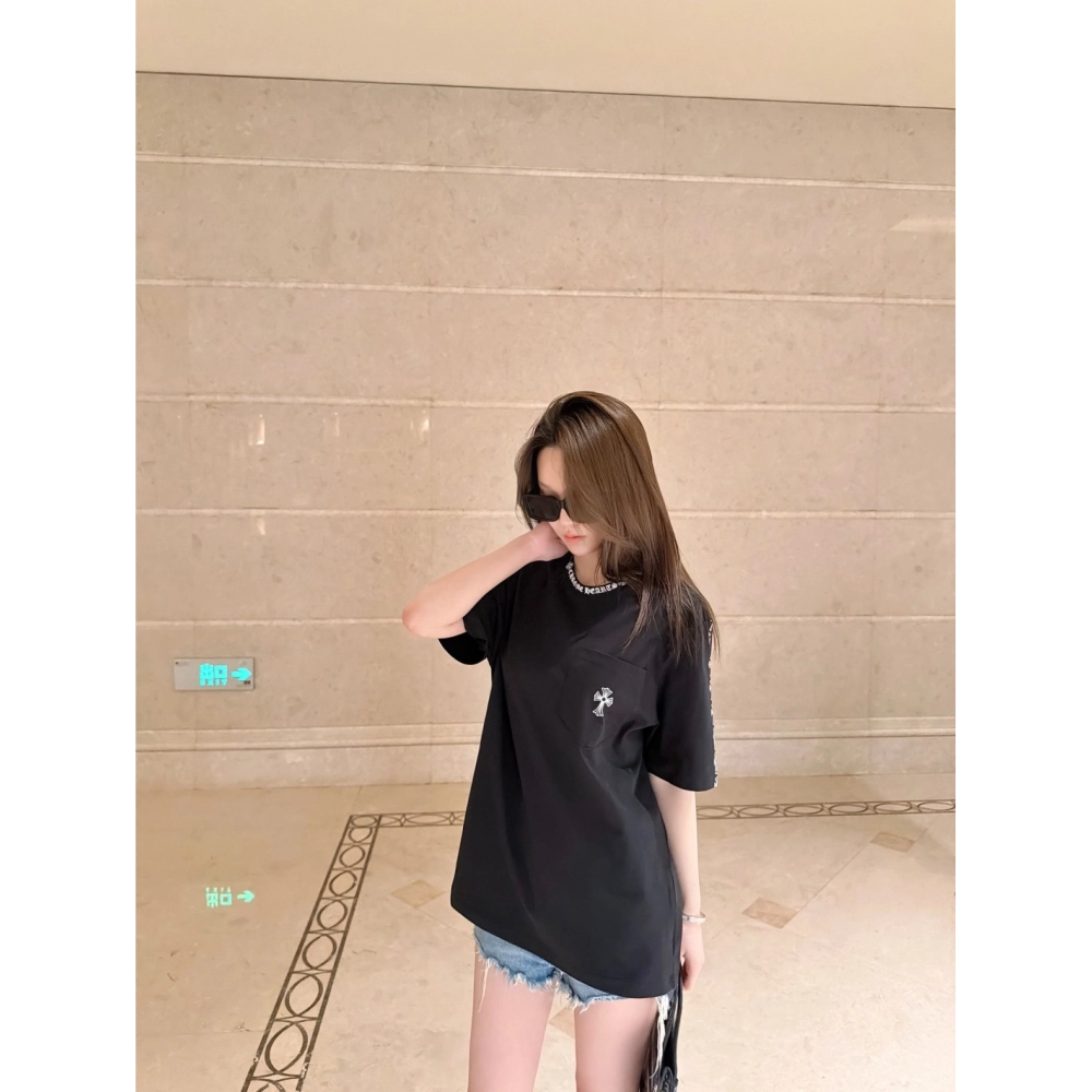 Chrome Hearts Sanskrit Cross Print Short Sleeve 225