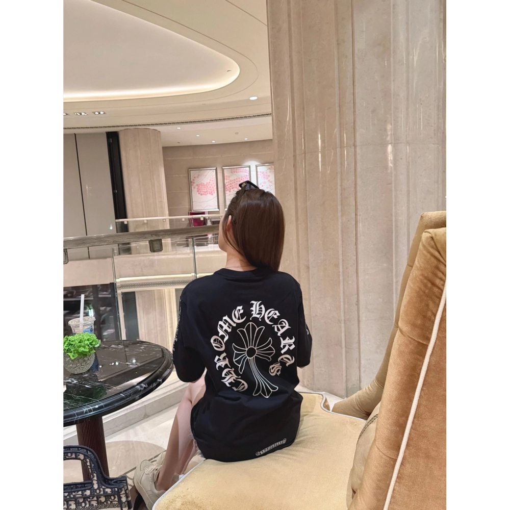 Chrome Hearts Sanskrit Cross Print Short Sleeve 225