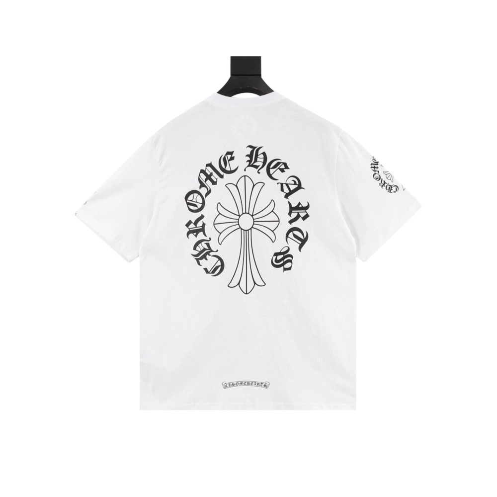Chrome Hearts Sanskrit Cross Print Short Sleeve 226