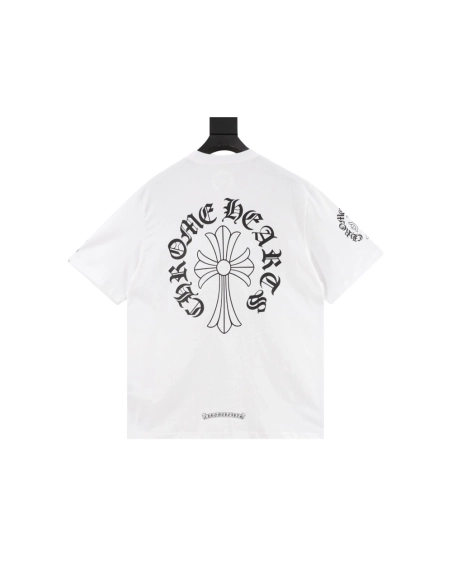 Chrome Hearts Sanskrit Cross Print Short Sleeve 226