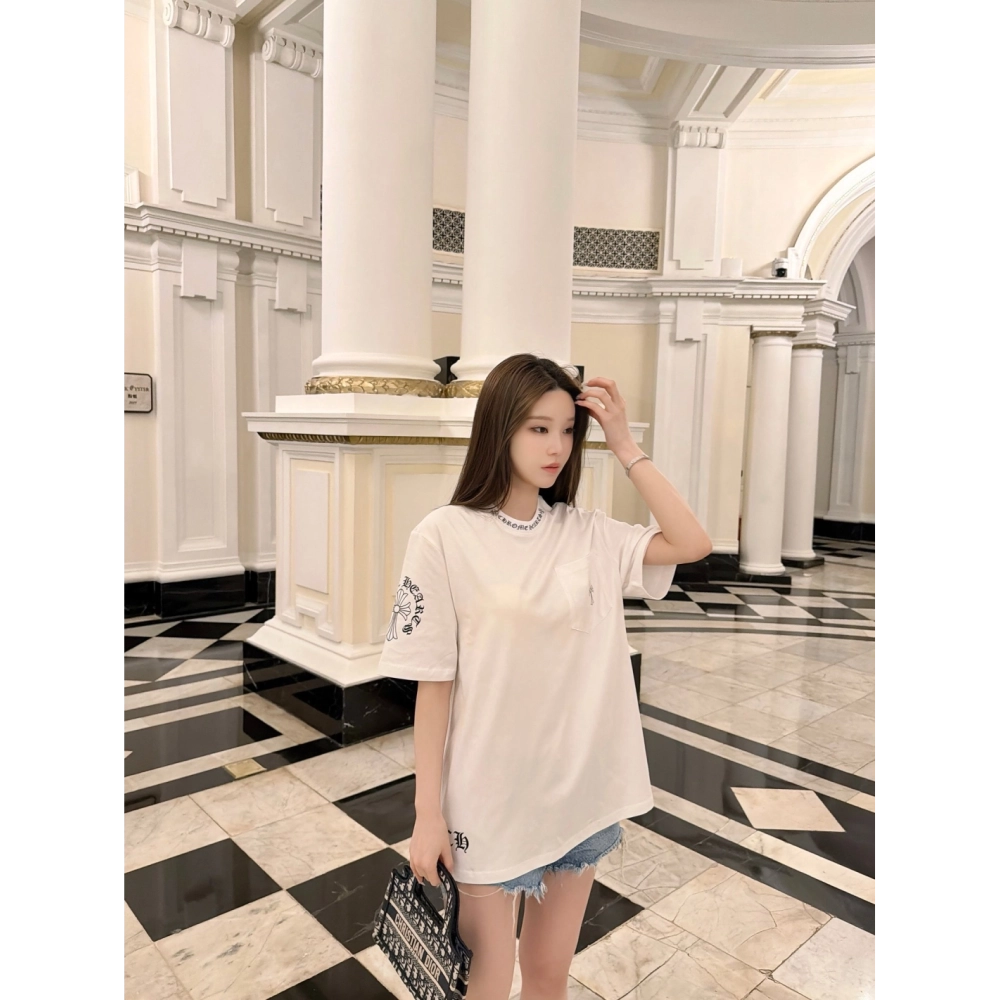 Chrome Hearts Sanskrit Cross Print Short Sleeve 226