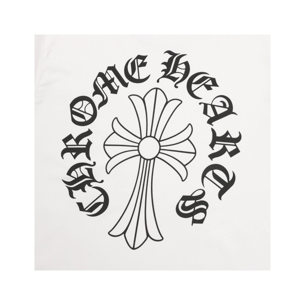Chrome Hearts Sanskrit Cross Print Short Sleeve 226