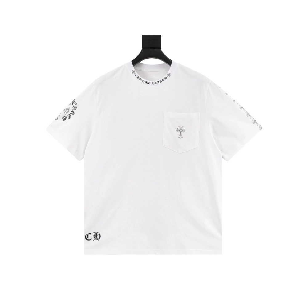 Chrome Hearts Sanskrit Cross Print Short Sleeve 226