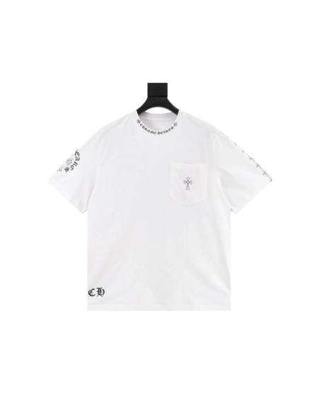 Chrome Hearts Sanskrit Cross Print Short Sleeve 226