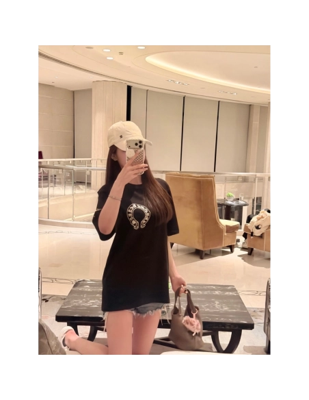 Chrome Hearts Cross Horseshoe Print Short Sleeve 227