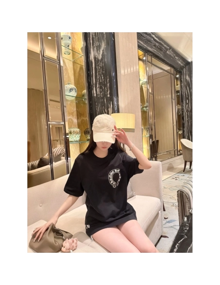 Chrome Hearts Cross Horseshoe Print Short Sleeve 227