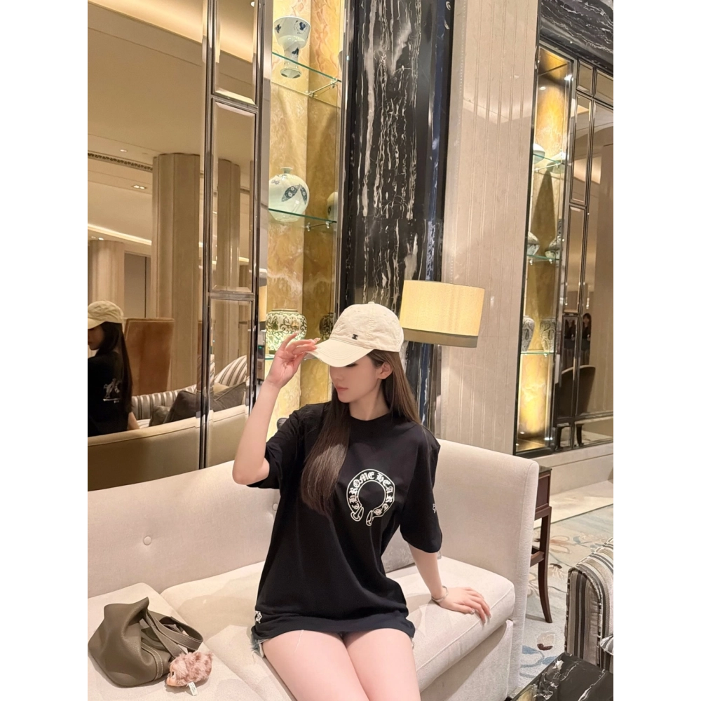 Chrome Hearts Cross Horseshoe Print Short Sleeve 227
