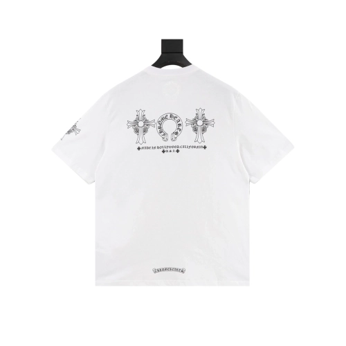 Chrome Hearts Cross Horseshoe Print Short Sleeve 228